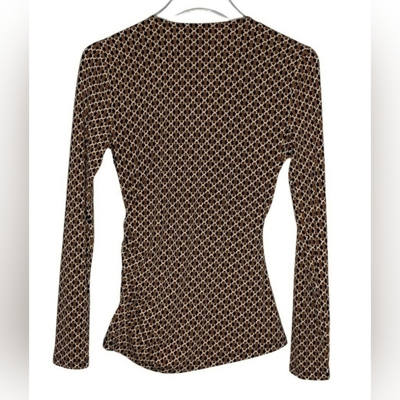 Michael Kors Abstract Pattern Blouse M - Picture 2 of 8